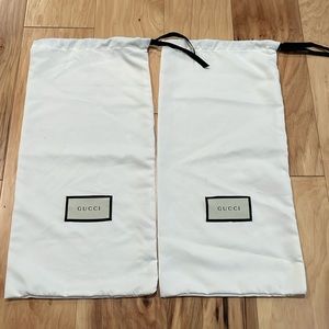 GUCCI DUST BAGS Set of 2